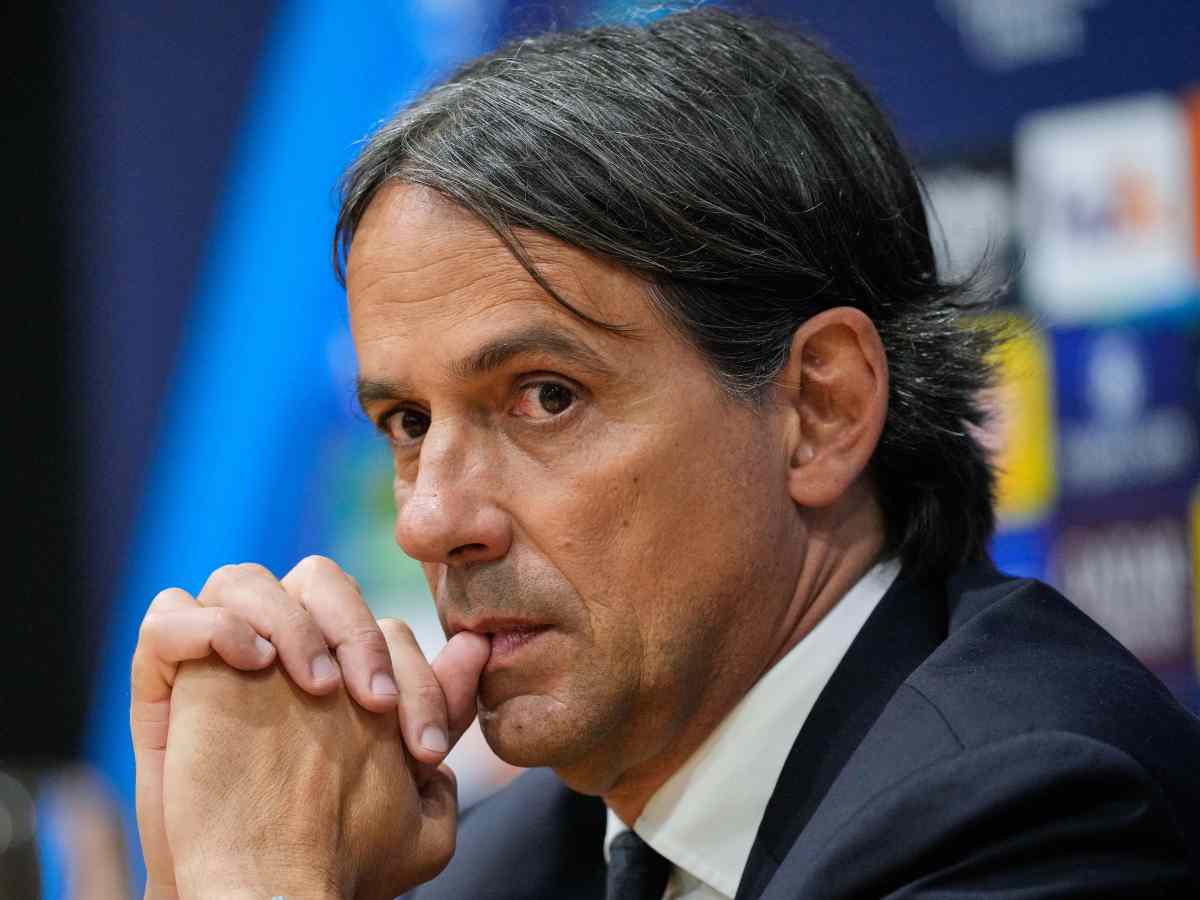 Simone Inzaghi pensieroso