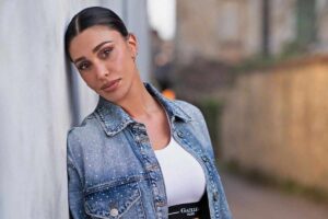 Belen Rodriguez rissa a Milano