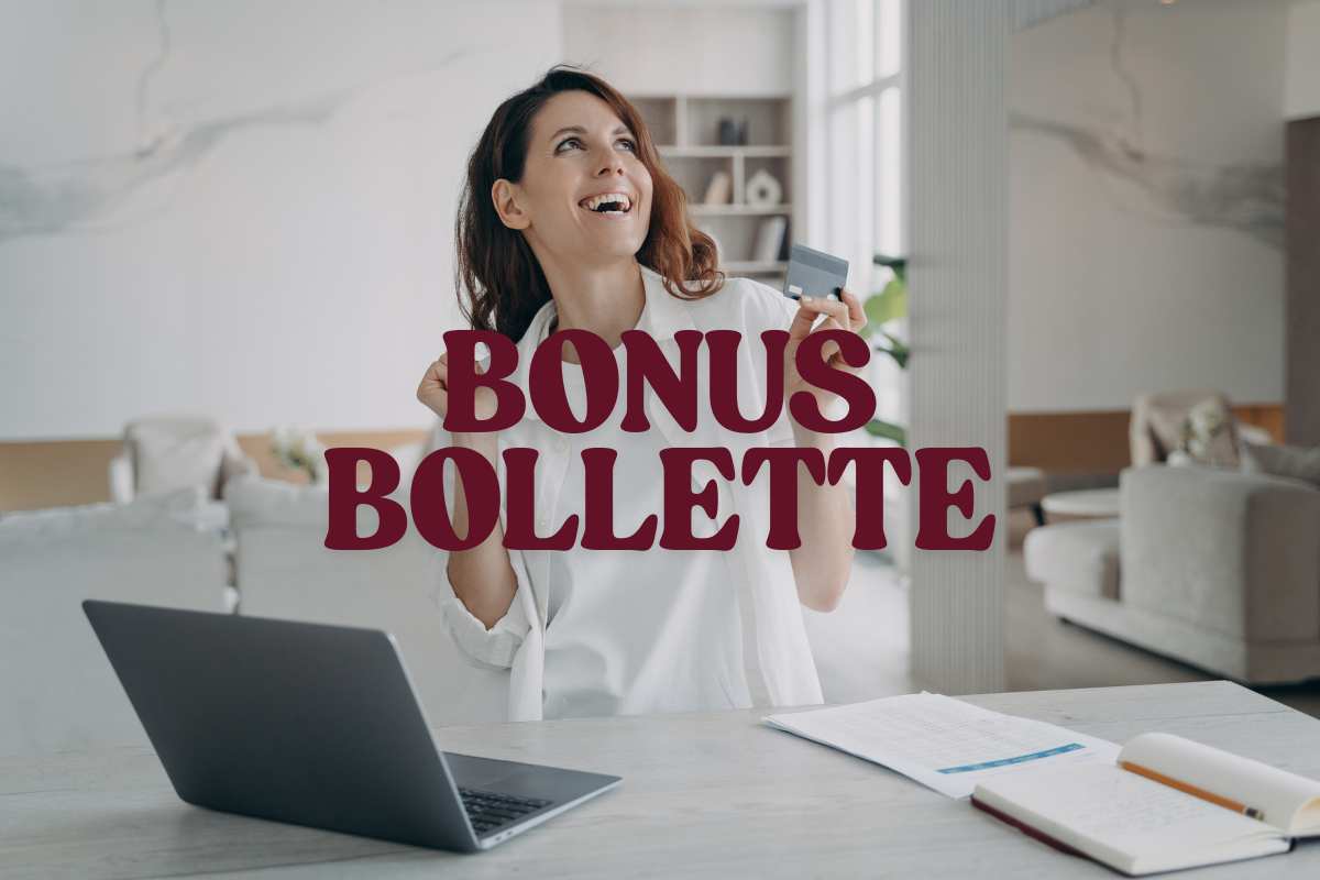ragazza felice per il bonus