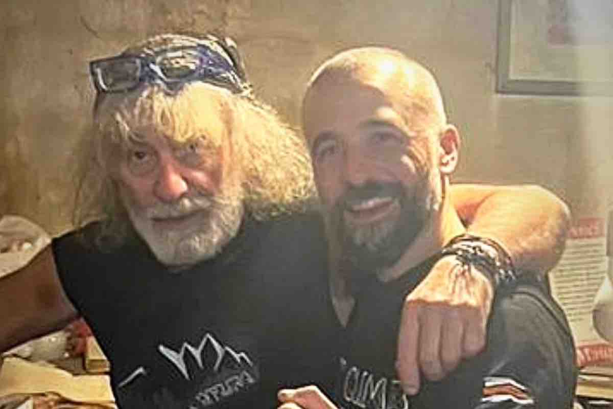 Mario Corona e il figlio