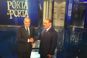 bruno vespa e silvio berlusconi