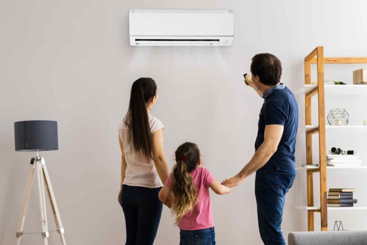 Accendere il climatizzatore