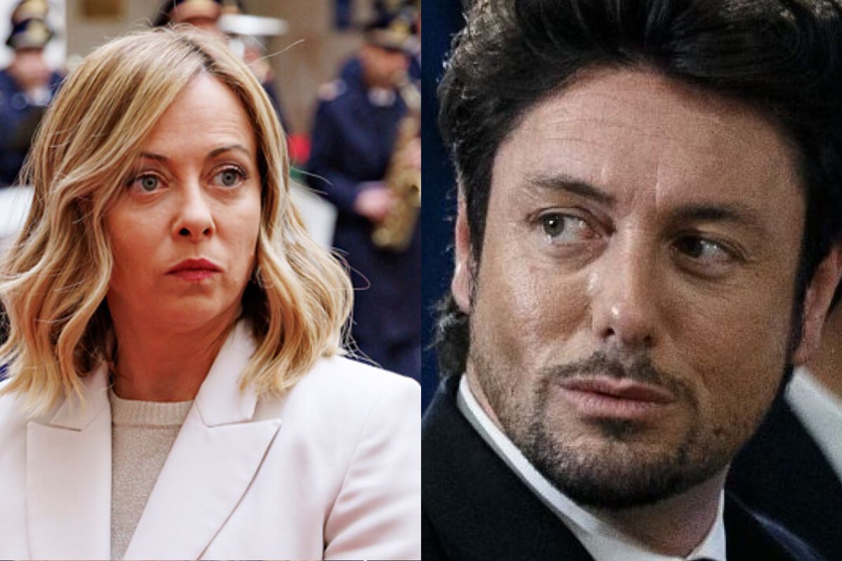 “C’era il gelo”, incontro imbarazzante tra Giambruno e la Meloni