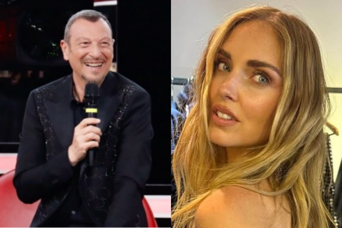 Amadeus e Chiara Ferragni