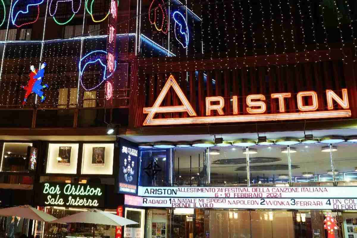 Entrata del Teatro Ariston