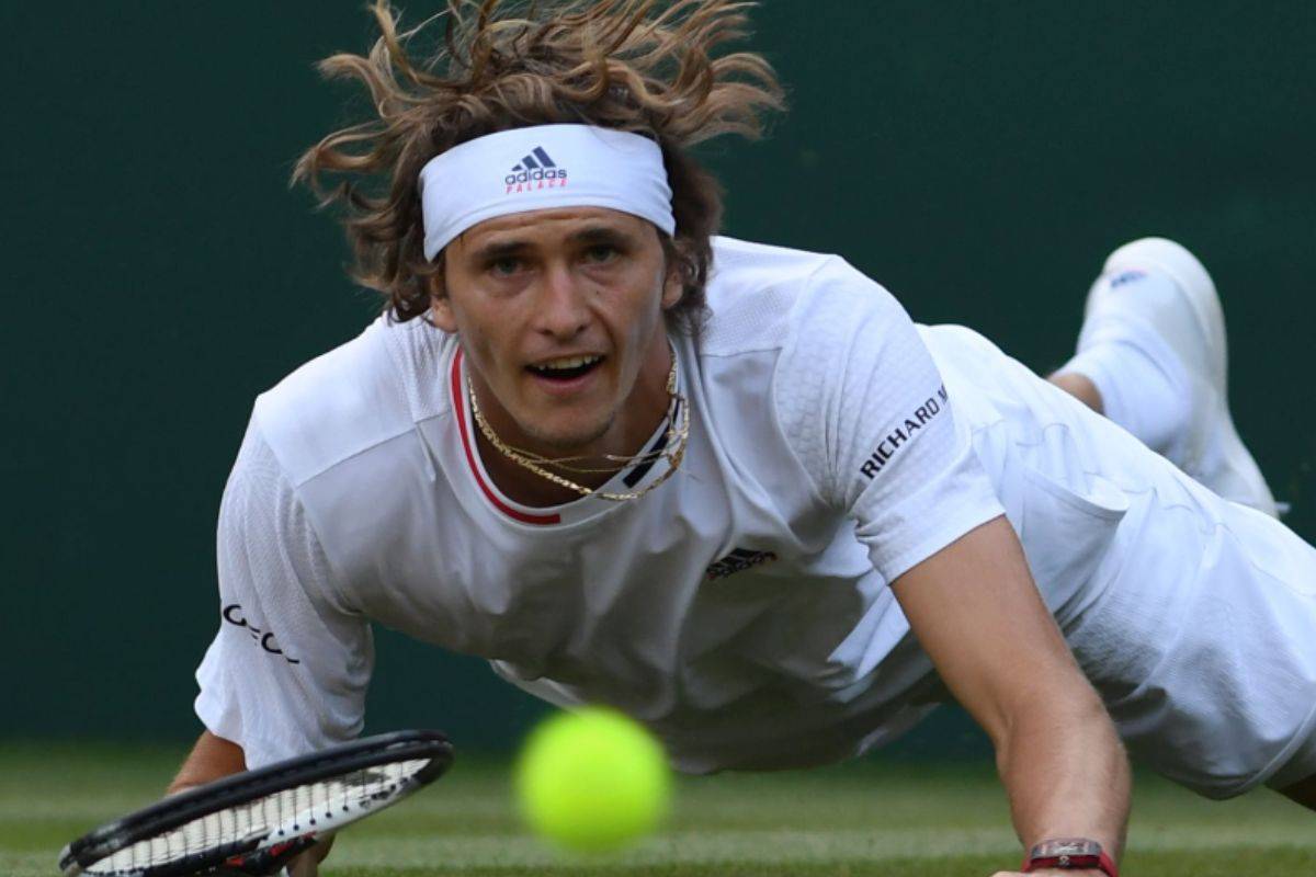Il tennista tedesco a Wimbledon