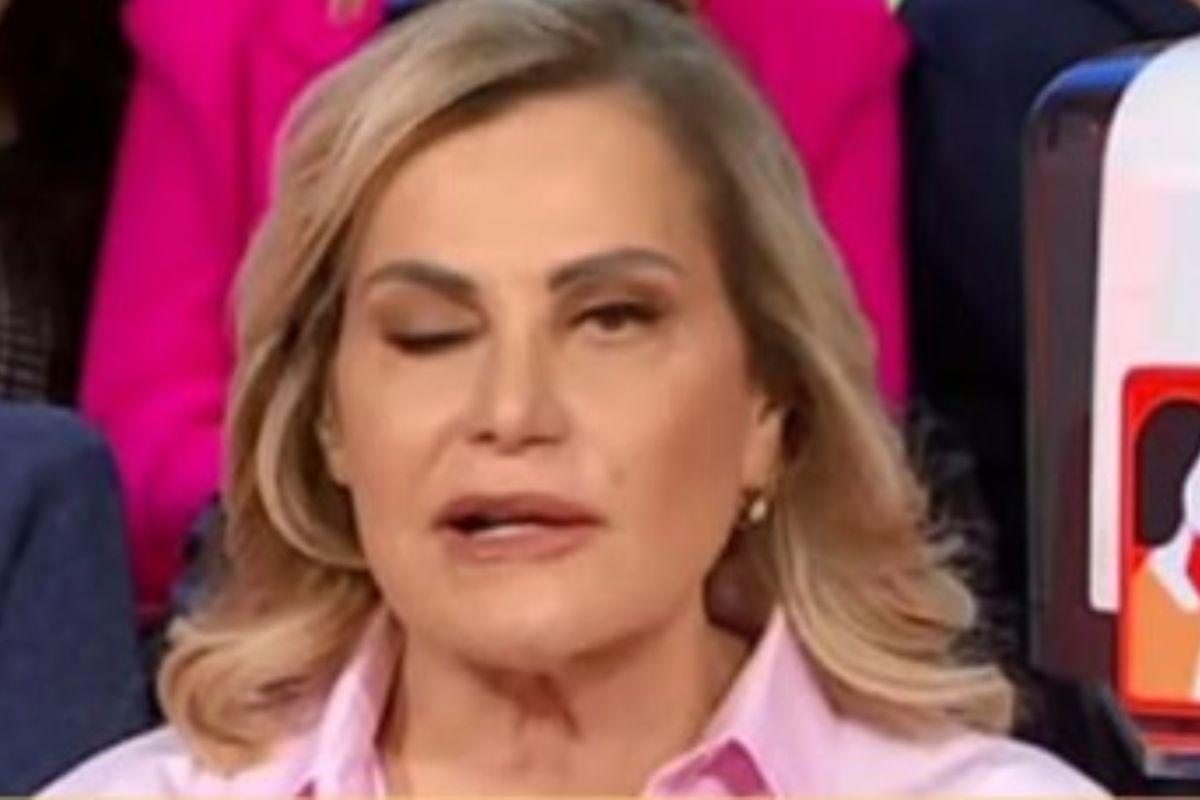 Simona Ventura, paralisi di Bell