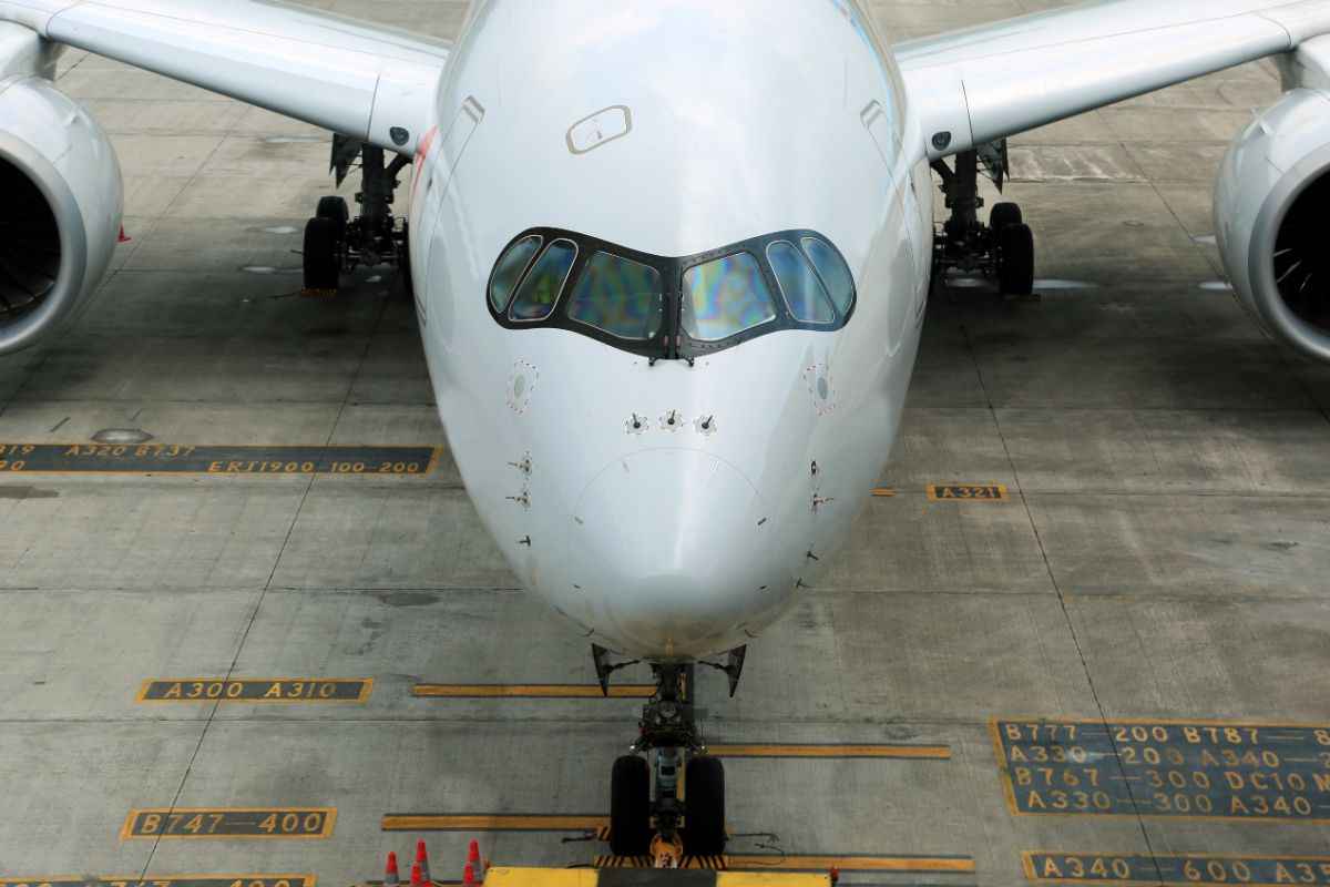 aereo a terra