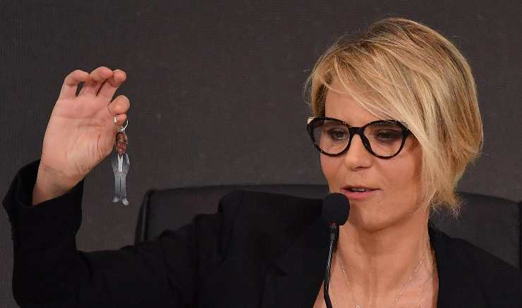 maria de filippi in conferenza stampa