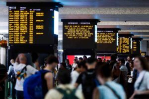 stazione con sciopero