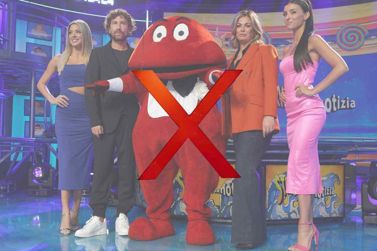 cast di striscia e una x